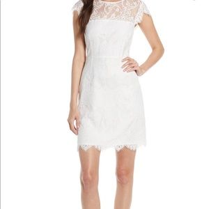 BB Dakota Rihanna white lace dress